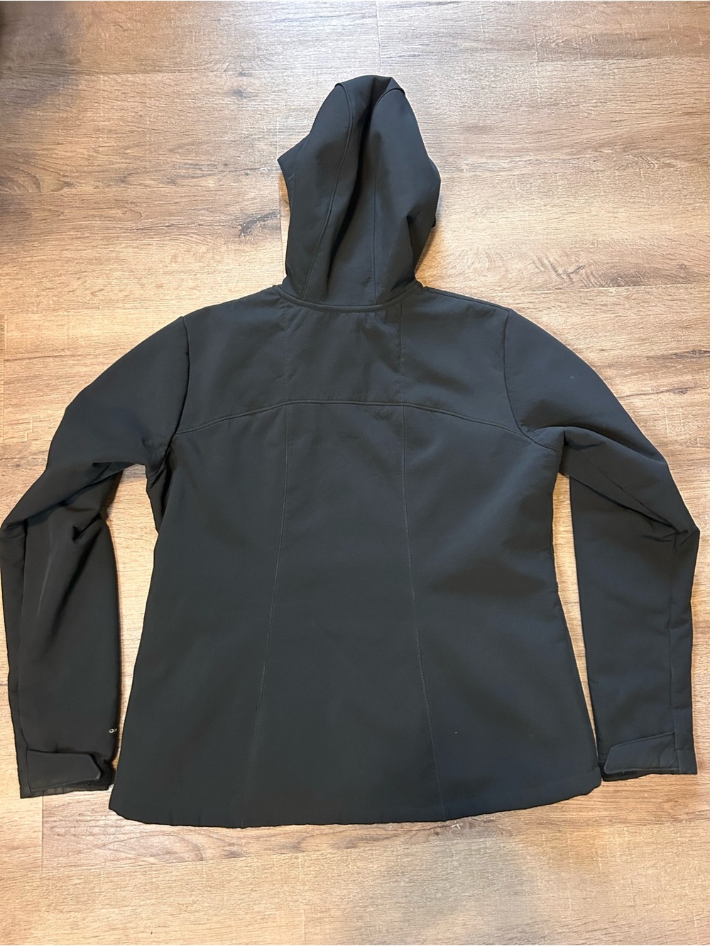 Columbia Jacket Womens XL Black Hooded Full Zip Fleece Lined Softshell - Picture 3 of 8
